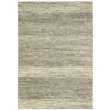 10' X 13' Grey Beige And Tan Abstract Power Loom Stain Resistant Area Rug - Homeroots - Flyclothing LLC