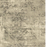 6' X 9' Grey Ivory Beige And Taupe Oriental Power Loom Stain Resistant Area Rug - Homeroots - Flyclothing LLC