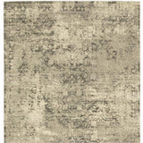 8' X 11' Grey Ivory Beige And Taupe Oriental Power Loom Stain Resistant Area Rug - Homeroots - Flyclothing LLC