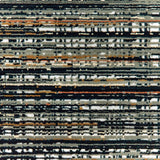 10' X 13' Black Navy Gold Ivory And Blush Abstract Power Loom Stain Resistant Area Rug - Homeroots