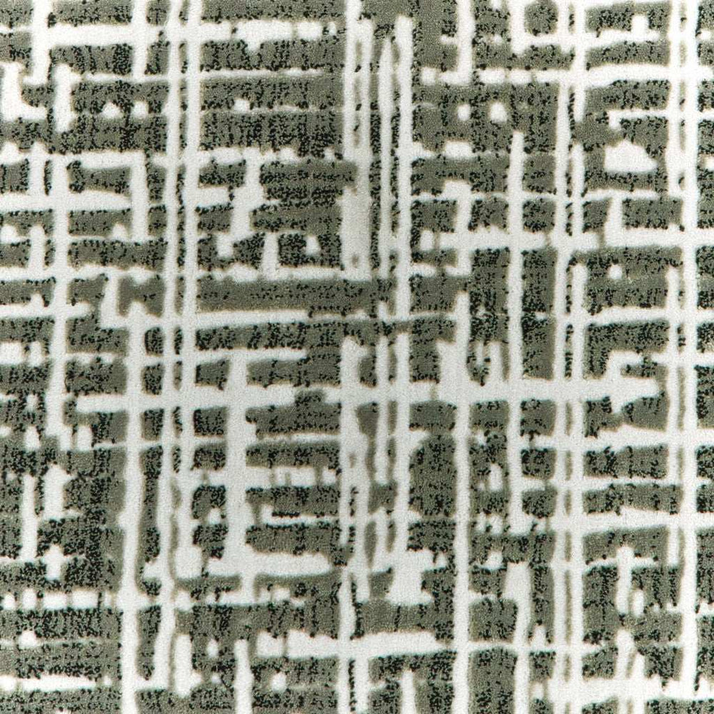 4' X 6' Grey And Ivory Abstract Power Loom Stain Resistant Area Rug - Homeroots - Flyclothing LLC