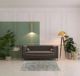 4' X 6' Grey And Ivory Abstract Power Loom Stain Resistant Area Rug - Homeroots - Flyclothing LLC