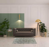 4' X 6' Grey And Ivory Abstract Power Loom Stain Resistant Area Rug - Homeroots - Flyclothing LLC