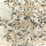 5' X 8' Grey And Gold Abstract Power Loom Stain Resistant Area Rug - Homeroots - Flyclothing LLC