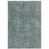 5' X 7' Dark Blue Light Blue Grey Ivory And Beige Abstract Power Loom Stain Resistant Area Rug - Homeroots - Flyclothing LLC