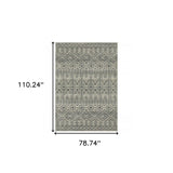 6' X 9' Blue And Beige Geometric Power Loom Stain Resistant Area Rug - Homeroots - Flyclothing LLC