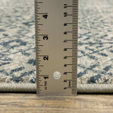 10' X 13' Blue And Beige Geometric Power Loom Stain Resistant Area Rug - Homeroots - Flyclothing LLC