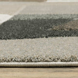 2' X 8' Brown And Ivory Geometric Power Loom Runner Rug - Homeroots - Flyclothing LLC