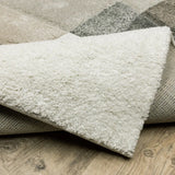 2' X 8' Brown And Ivory Geometric Power Loom Runner Rug - Homeroots - Flyclothing LLC