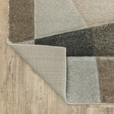 10' X 13' Beige Geometric Power Loom Stain Resistant Area Rug - Homeroots - Flyclothing LLC