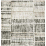 6' X 9' Grey Charcoal Ivory Tan Brown And Beige Geometric Power Loom Stain Resistant Area Rug - Homeroots - Flyclothing LLC