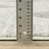 10' X 13' Grey And Ivory Geometric Power Loom Stain Resistant Area Rug - Homeroots - Flyclothing LLC