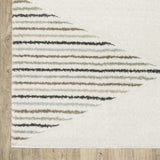 2' X 8' Brown And Ivory Geometric Power Loom Runner Rug - Homeroots - Flyclothing LLC