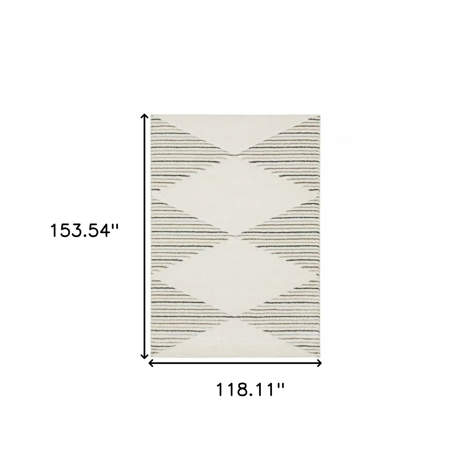 10' X 13' Beige Grey Sage Green Pale Blue Brown And Charcoal Geometric Power Loom Stain Resistant Area Rug - Homeroots - Flyclothing LLC
