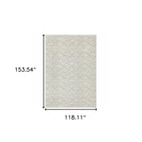 10' X 13' Grey Geometric Power Loom Stain Resistant Area Rug - Homeroots - Flyclothing LLC