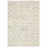 10' X 13' Grey Pink And Sage Geometric Power Loom Stain Resistant Area Rug - Homeroots - Flyclothing LLC