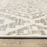 10' X 13' Grey Pink And Sage Geometric Power Loom Stain Resistant Area Rug - Homeroots - Flyclothing LLC