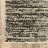 2' X 8' Beige And Grey Abstract Power Loom Stain Resistant Runner Rug - Homeroots - Flyclothing LLC