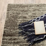2' X 3' Beige And Grey Abstract Power Loom Stain Resistant Area Rug - Homeroots - Flyclothing LLC