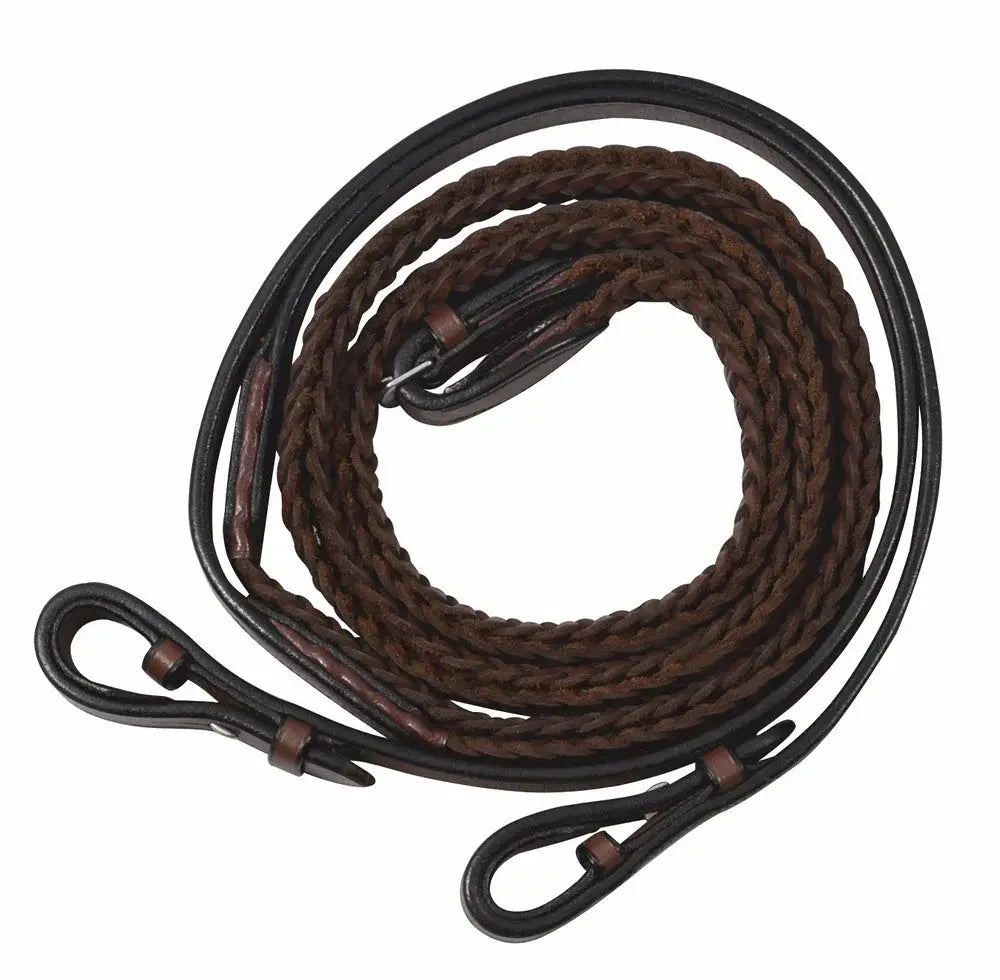 Henri de Rivel Advantage Plaited Reins - Breeches.com - Flyclothing LLC
