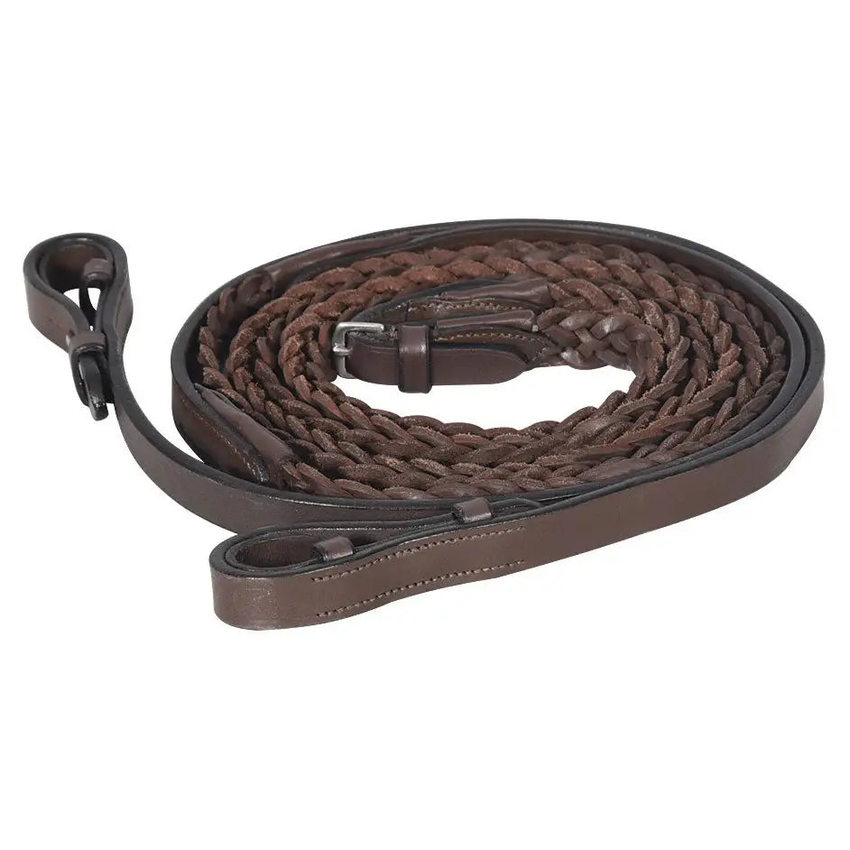 Henri de Rivel Advantage Plaited Reins - Breeches.com - Flyclothing LLC