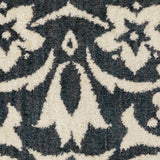 10' X 13' Blue And Ivory Floral Power Loom Stain Resistant Area Rug - Homeroots - Flyclothing LLC
