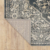 10' X 13' Beige Grey And Blue Oriental Power Loom Stain Resistant Area Rug - Homeroots - Flyclothing LLC