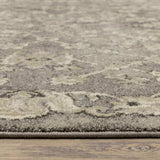 2' X 8' Grey Beige Tan And Brown Oriental Power Loom Stain Resistant Runner Rug - Homeroots - Flyclothing LLC