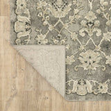 2' X 8' Grey Beige Tan And Brown Oriental Power Loom Stain Resistant Runner Rug - Homeroots - Flyclothing LLC