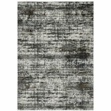 10' X 13' Ivory Charcoal Grey Blue Rust And Brown Abstract Power Loom Stain Resistant Area Rug - Homeroots - Flyclothing LLC