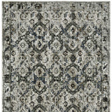 10' X 13' Black and Gray Oriental Power Loom Area Rug - Homeroots - Flyclothing LLC