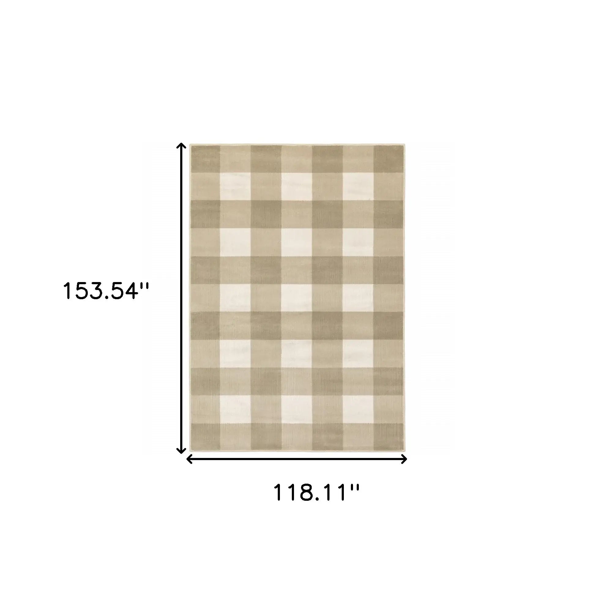 10' X 13' Beige And Ivory Geometric Power Loom Stain Resistant Area Rug - Homeroots - Flyclothing LLC