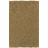 3' X 5' Rich Gold Shag Tufted Handmade Stain Resistant Area Rug - Homeroots - Flyclothing LLC