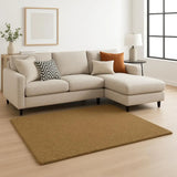8' X 11' Rich Gold Shag Tufted Handmade Stain Resistant Area Rug - Homeroots - Flyclothing LLC