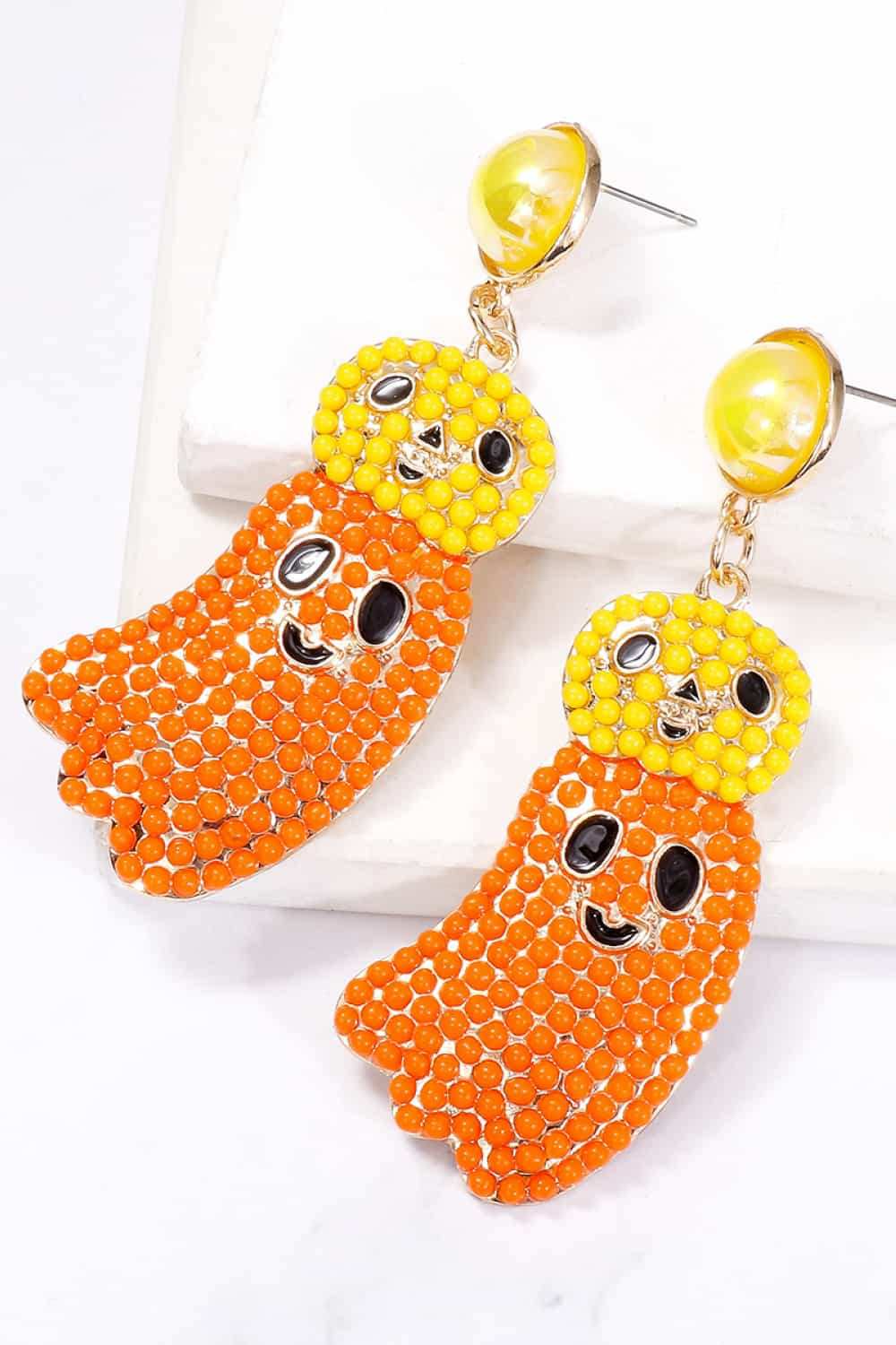 Halloween Ghost Shape Dangle Earrings - Trendsi - Flyclothing LLC