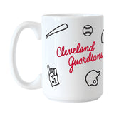 Cleveland Guardians 15oz Playmaker Sublimated Mug