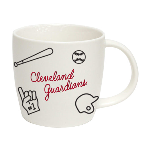 Cleveland Guardians 18oz Playmaker Mug - Logo Brands - Flyclothing LLC