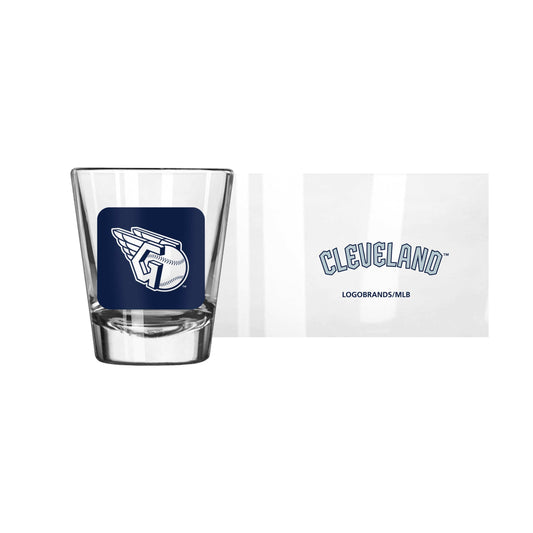 Cleveland Guardians 2oz Cube Shot Glass - Logo Brands - Flyclothing LLC