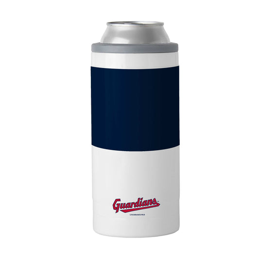Cleveland Guardians Slim Colorblock Can Coolie - Logo Brands - Flyclothing LLC