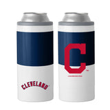 Cleveland Guardians 12oz Colorblock Slim Can Coolie - Logo Brands - Flyclothing LLC