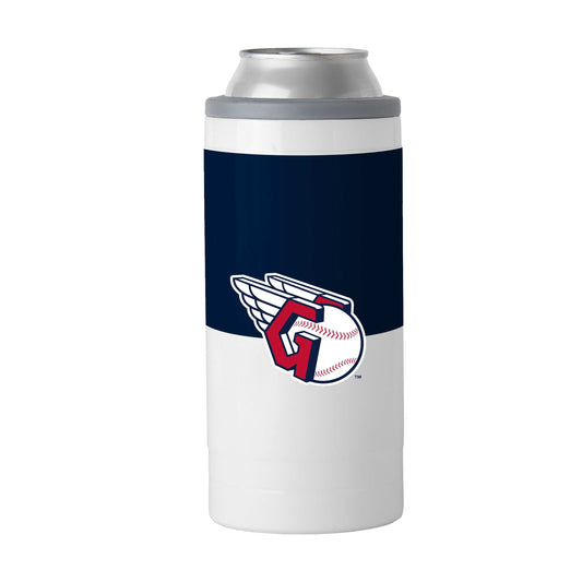 Cleveland Guardians Slim Colorblock Can Coolie - Logo Brands - Flyclothing LLC