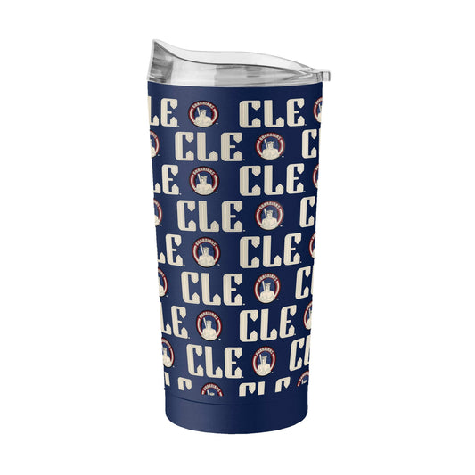 Cleveland Guardians City Connect 20oz Powder Coat Tumbler - Logo Brands - Flyclothing LLC