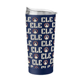 Cleveland Guardians City Connect 20oz Powder Coat Tumbler - Logo Brands - Flyclothing LLC