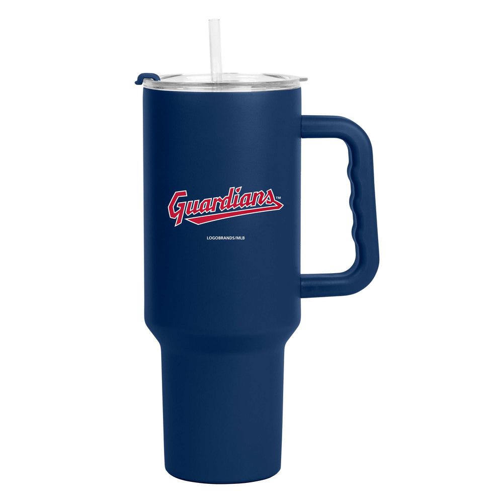 Cleveland Guardians 40oz Flipside Powder Coat Tumbler - Logo Brands - Flyclothing LLC