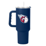 Cleveland Guardians 40oz Flipside Powder Coat Tumbler - Logo Brands - Flyclothing LLC