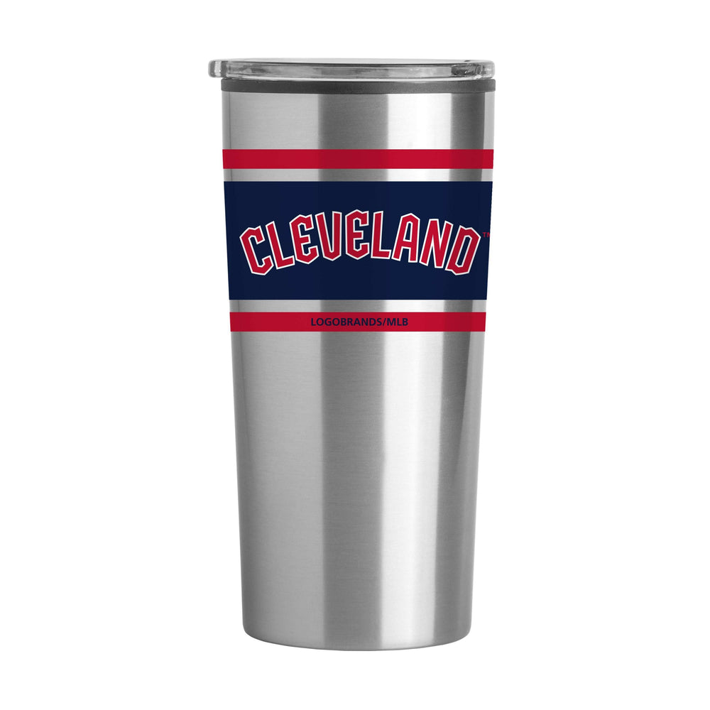Cleveland Guardians 20oz Stripe Fusion Tumbler - Logo Brands - Flyclothing LLC