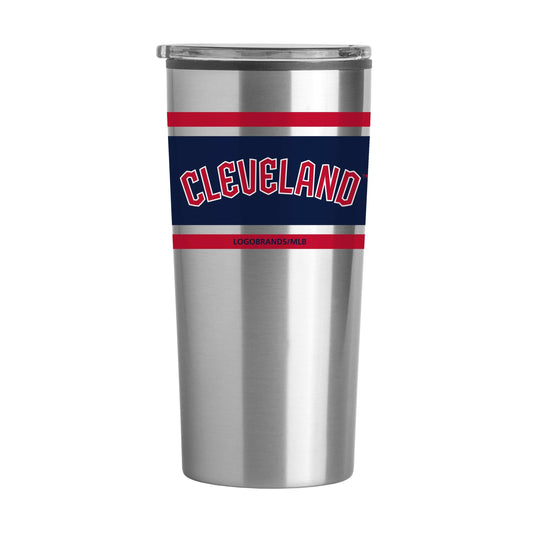 Cleveland Guardians 20oz Stripe Fusion Tumbler - Logo Brands - Flyclothing LLC