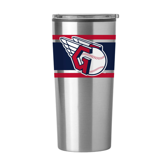 Cleveland Guardians 20oz Stripe Fusion Tumbler - Logo Brands - Flyclothing LLC