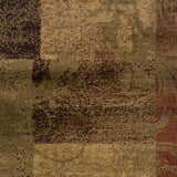2' X 8' Green Geometric Power Loom Stain Resistant Runner Rug - Homeroots - Flyclothing LLC
