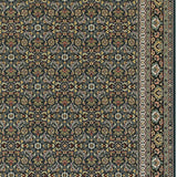2' X 4' Navy Blue Oriental Power Loom Stain Resistant Area Rug - Homeroots